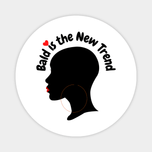 Africa Bald Fashion design ladies Magnet